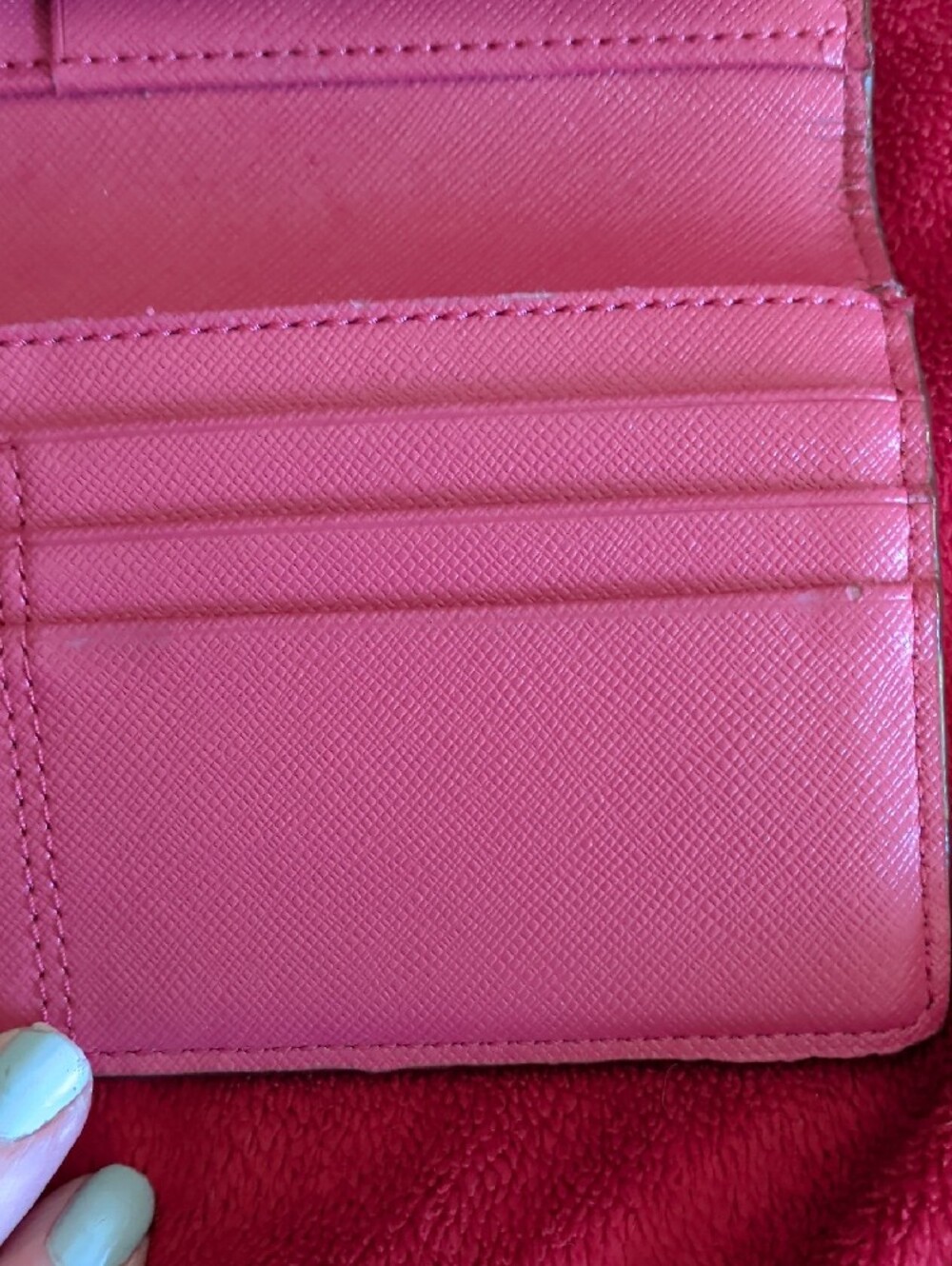 Coach Metallic Beige Signature Continental Wallet - Picture 13 of 15